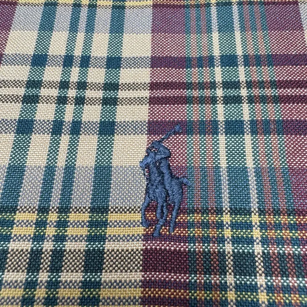 Vintage Polo Ralph Lauren Mens Long Sleeve Button Down Shirt Sz XL Plaid Cotton